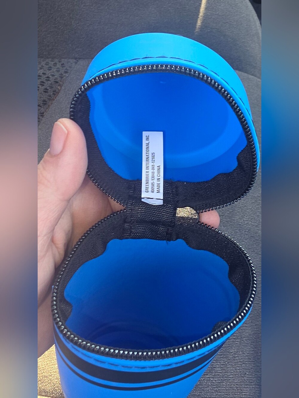 Blue Crayon-Shaped Silicone Pencil Pouch- NWT - Picture 7 of 11
